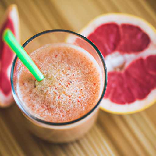 Einfacher hausgemachter Smoothie mit grapefruit gegen Bluthochdruck 57173