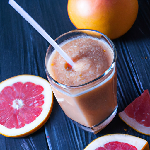 Einfacher hausgemachter Smoothie mit grapefruit gegen Bluthochdruck 57156