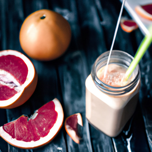 Einfacher hausgemachter Smoothie mit grapefruit gegen Bluthochdruck 57182