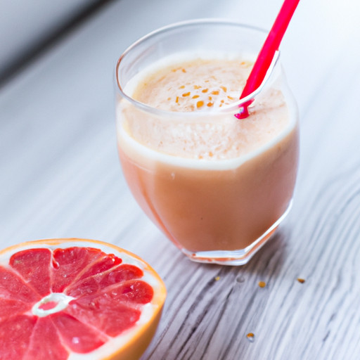 Einfacher hausgemachter Smoothie mit grapefruit gegen Bluthochdruck 57154