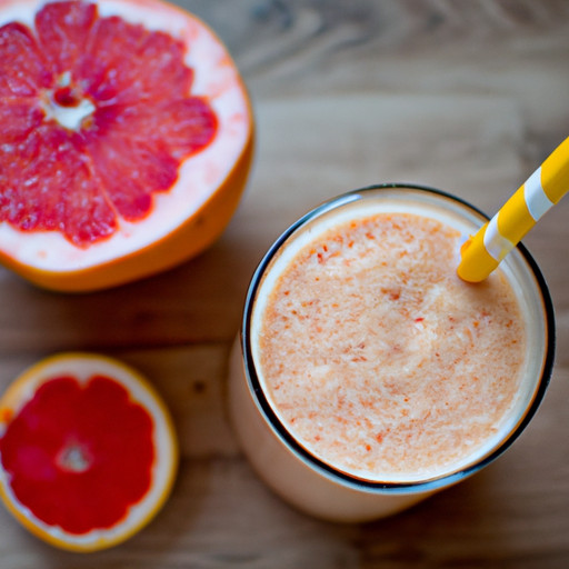 Einfacher hausgemachter Smoothie mit grapefruit gegen Bluthochdruck 57183