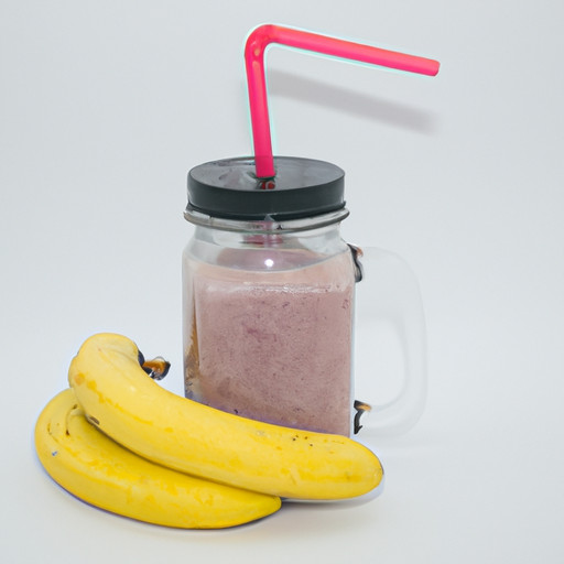 Smoothie maison avec banane pour l'hypertension 56545