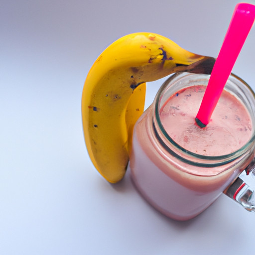 Smoothie maison avec banane pour l'hypertension 56546