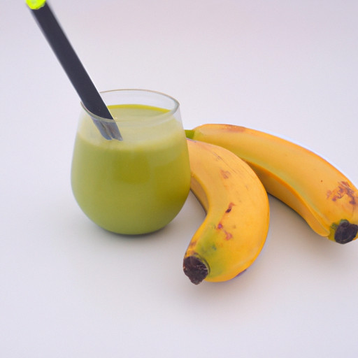 Smoothie maison avec banane pour l'hypertension 56565