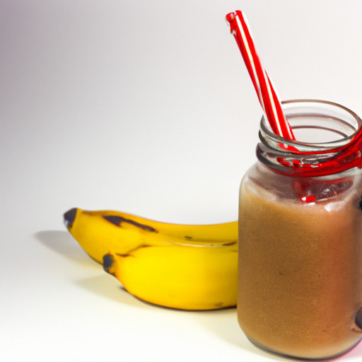 Smoothie maison avec banane pour l'hypertension 56564