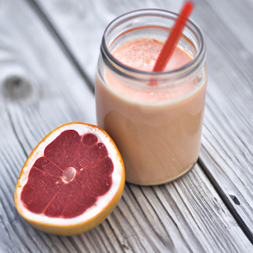 Einfacher hausgemachter Smoothie mit grapefruit gegen Bluthochdruck 57172